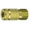 Lubrimatic Tru-Flate Brass Aro Style Coupler 1/4 in. Female 1 pc 13-334 - alternate 1